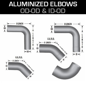 Aluminized Exhaust Elbows